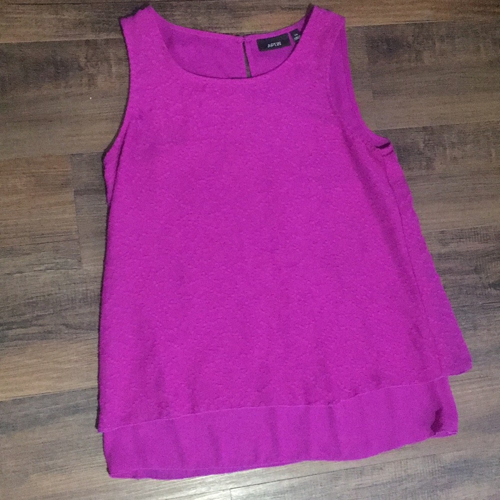 Apt. 9 bright purple tank